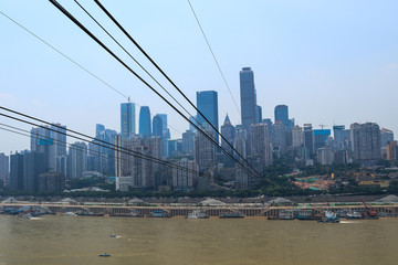 重庆渝中半岛全景