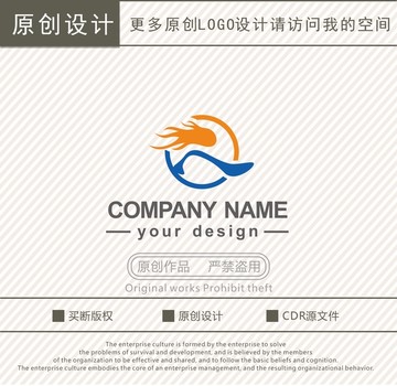 体育运动跑步logo