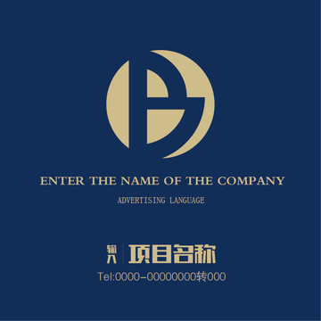 B字母logo设计