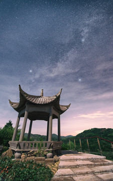 宁波四明山星空