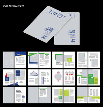 企業(yè)內(nèi)刊id設(shè)計模板