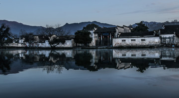 水墨宏村意境山水