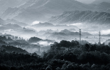 水墨乡村