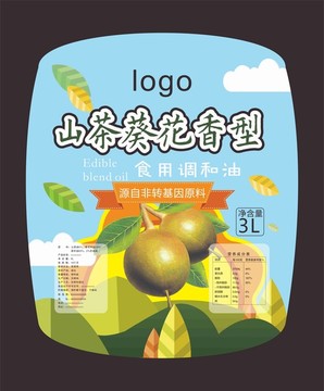 山茶葵花香食用油標