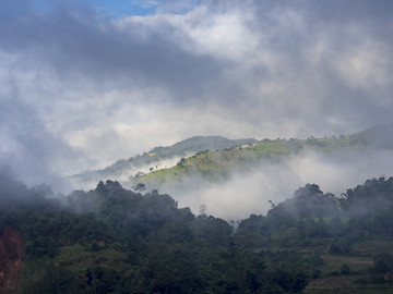 云南红河元阳哀牢山风光