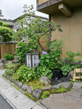 日本料理店一角