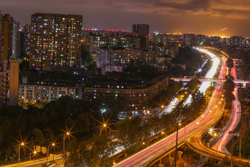 高架桥夜景