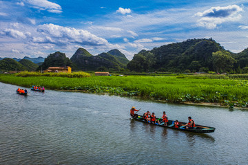 普者黑风光油画