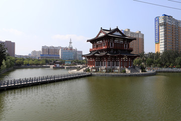 水上仿古建筑