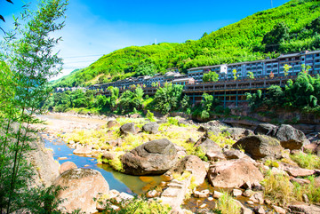 赤水河河床石头