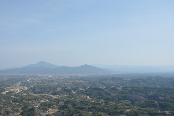 石牛寨高山远眺风景