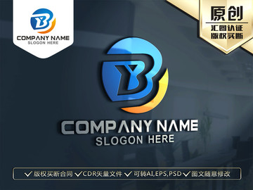 B字母原創(chuàng)LOGO設(shè)計