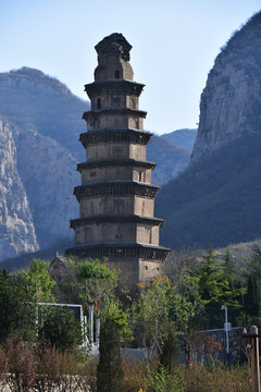 北响堂山常乐寺宋塔