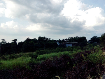 山村暮色风光