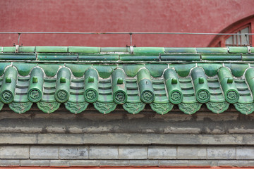 老北京钟楼围墙