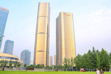 北京望京土豪金建筑