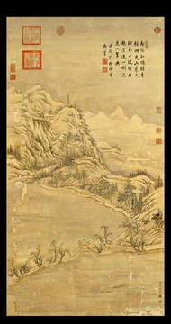 董邦達斷橋殘雪圖