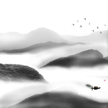 水墨山水