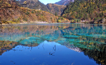 九寨沟美景