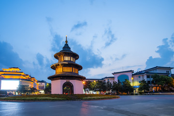 扬州文昌阁夜景