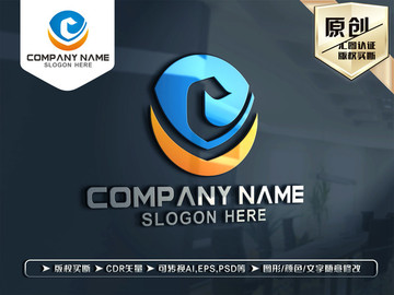 C字母LOGO设计