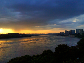 巴南区龙洲湾长江风景