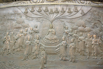 潍坊金泉寺浮雕