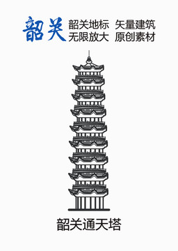 韶關(guān)地標(biāo)韶關(guān)通天塔
