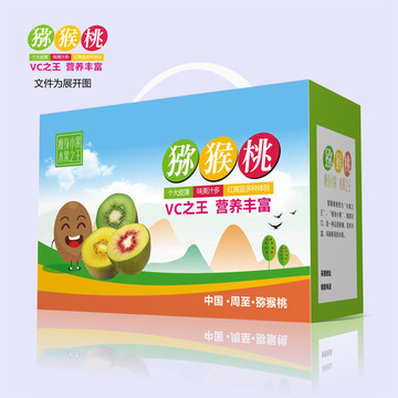周至獼猴桃水果盒包裝
