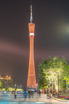 广州塔夜景