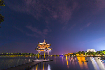 杭州西湖夜景