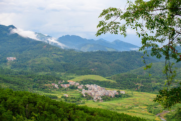 世外桃源山林村庄