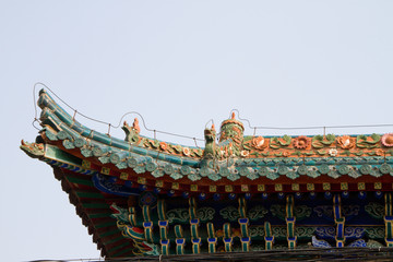 咸阳文庙牌楼檐脊装饰