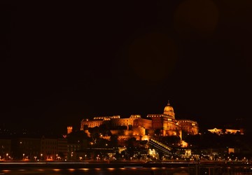 匈牙利布达佩斯城堡夜景