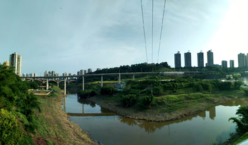 重庆巴滨路江滨风景