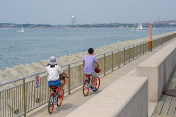 青岛海岸单车旅行