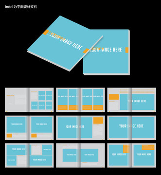 企业画册i产品手册id设计模板