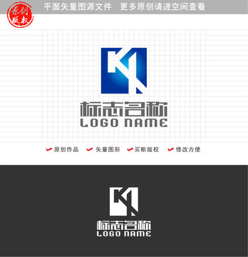 KX字母KH标志