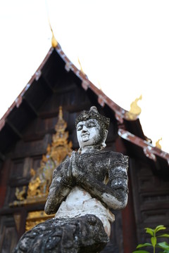 泰国古建筑雕像