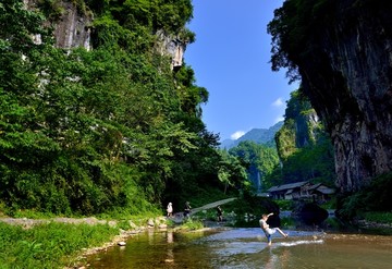 山间美景