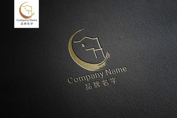 中式logo古建logo