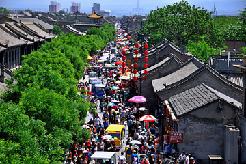 山西平遥古城街景