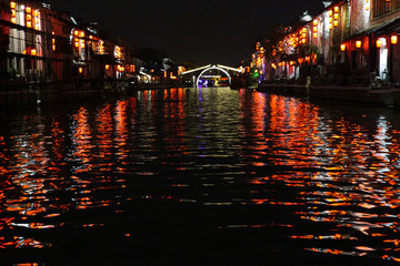无锡京杭古运河夜景