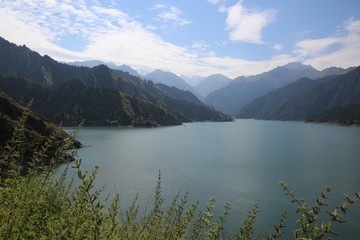 天山天池美景