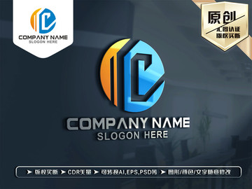 C字母LOGO设计