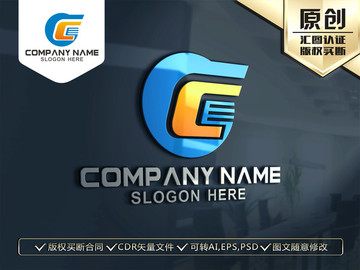 C字母LOGO设计