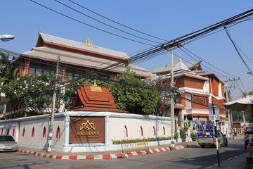 泰国街景寺庙