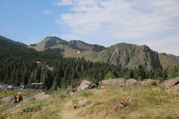 天山天池风光