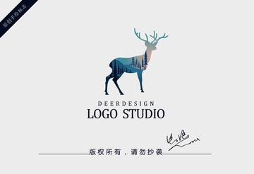 鹿logo