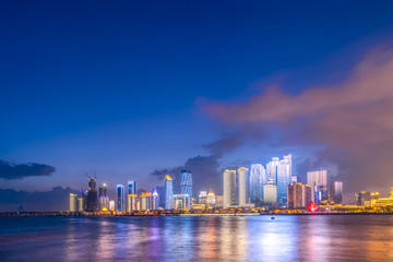 青岛五四广场夜景